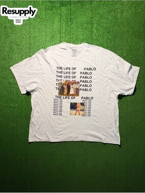 Yeezy The Life Of Pablo White Tee Size
4XL